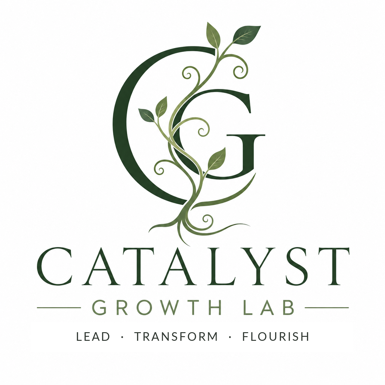 Catalyst Growth Lab vine monogram